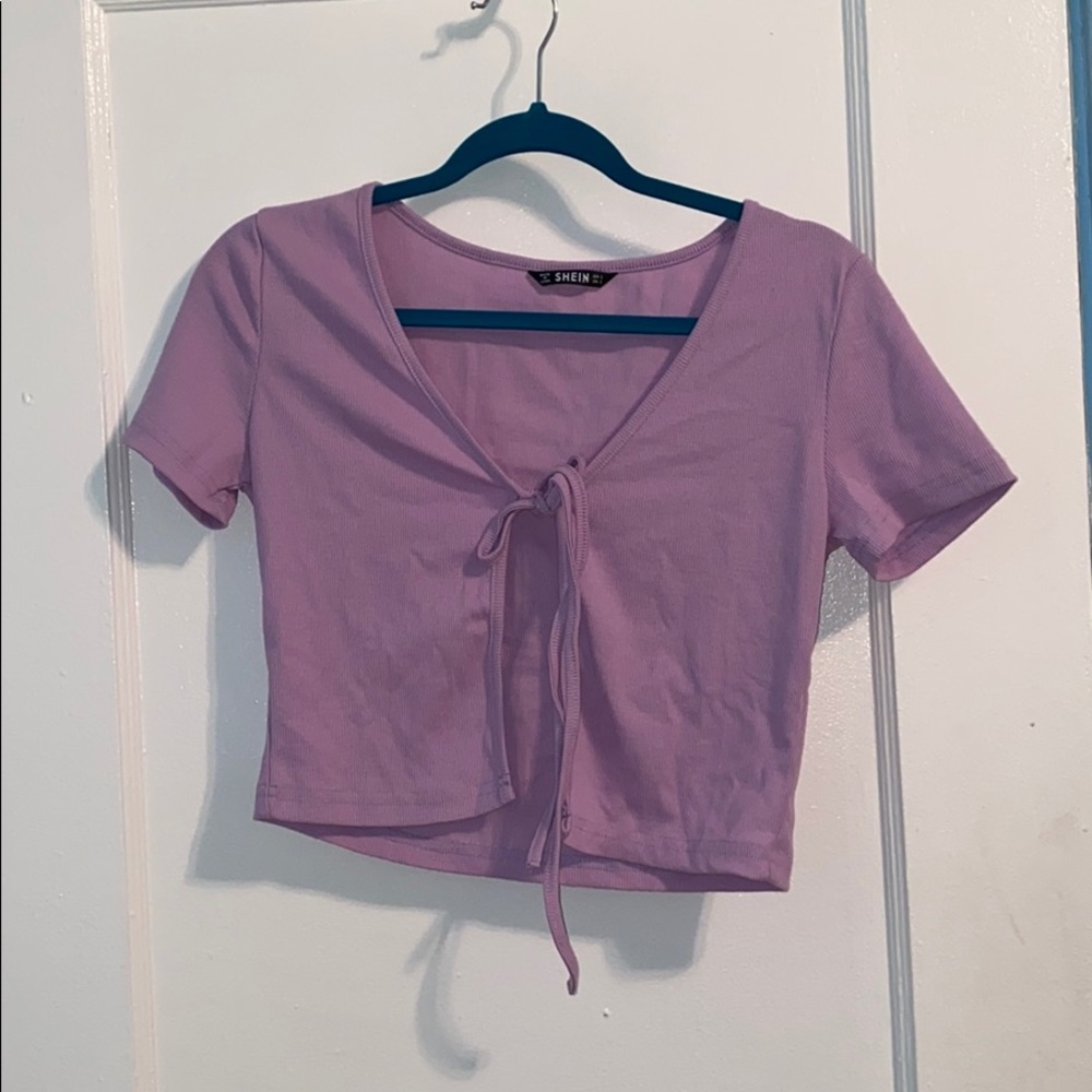 cute lavender shein cardigan thing